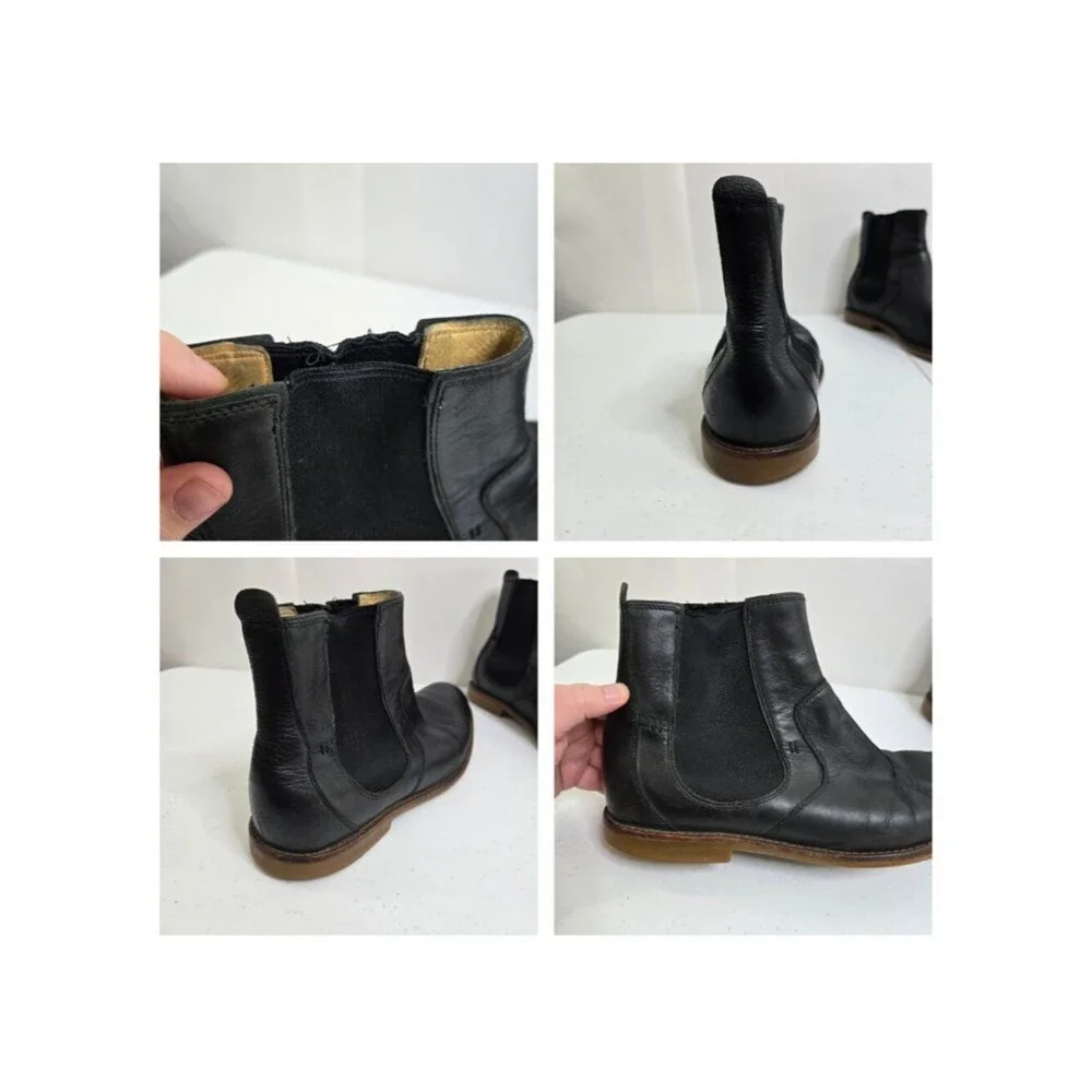UGG Stevenson Mens Chelsea Boots Size 12 1003752 Black Leather Slip On Career